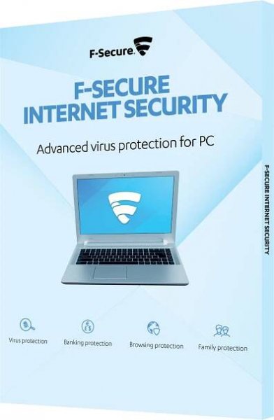 F-Secure INTERNET SECURITY pro 3 zařízení na 1 rok BOX