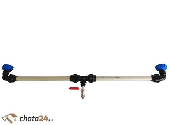 Propojení IBC kontejnerů 2ks - výstupní ventil 1/2"