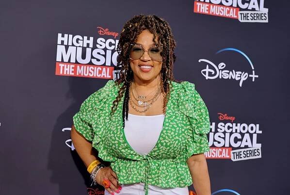 Kym Whitley attends the Disney+ "High School Musical: The Musical: The Series" season 3 premiere at Walt Disney Studios on July 27, 2022 in Burbank, California.