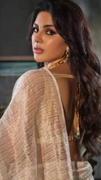 Samyuktha's Elegant and Modern Saree Moments