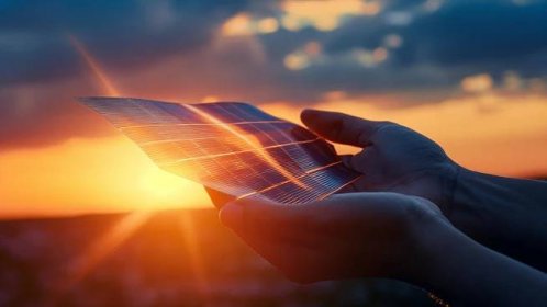 Vědci vyvinuli flexibilní solární panel. Dokáže se zvětšit téměř o polovinu