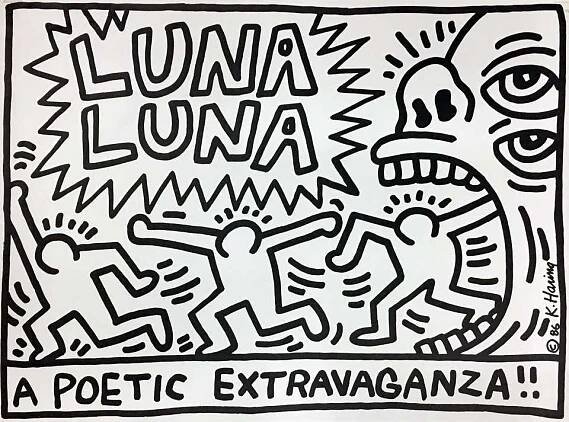 keith haring luna luna