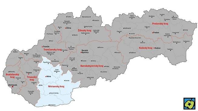 Nitranský kraj: administrativní jednotka na Slovensku
