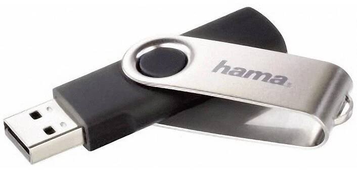 Hama Rotate USB flash disk 128 GB černá 108071 USB 2.0 : Půhy.cz