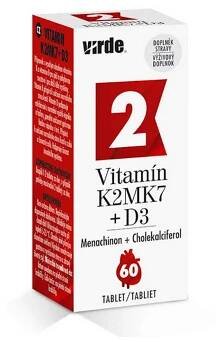 VIRDE Vitamin K2MK7 + D3 60 tablet
