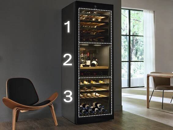 Miele - KWT 4999 F Obsidian černý (sklo) – Vinotéky