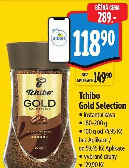 TCHIBO GOLD SELECTION INSTANTNÍ KÁVA