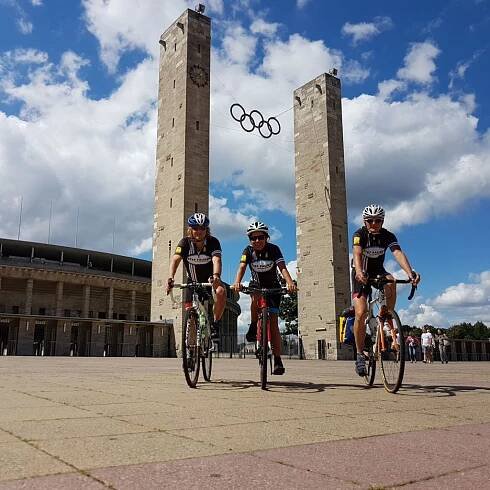 Stef Fauser am Berliner Olympiastadion