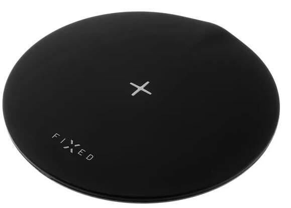 FIXED SlimPad tenká bezdrátová nabíječka pro iPhone / AirPods - 15W - černá - Appleking.cz