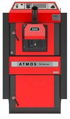 ATMOS DC 25 S s úpravou pro hořák na pelety