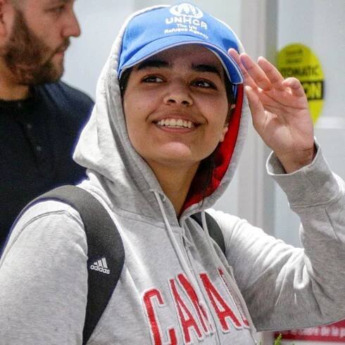 Rahaf Mohammed: I feel born again, says Saudi who fled to Canada to escape ‘abuse’