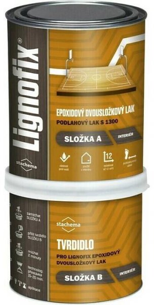 Lignofix epox. 2 složkový lak 0,75l
