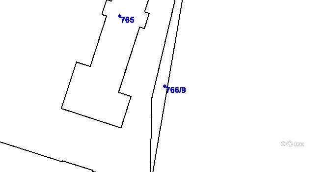 Parcela st. 1300 v KÚ Michálkovice, Katastrální mapa