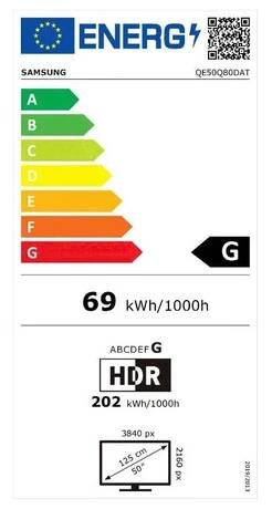 UHD QLED TV Samsung QE50Q80D