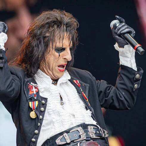 Der US-amerikanische Rockmusiker Alice Cooper