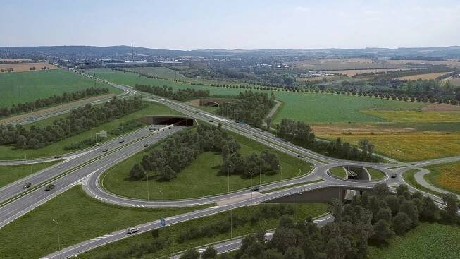 Dálnice D0 a silnice I/12 – SATRA