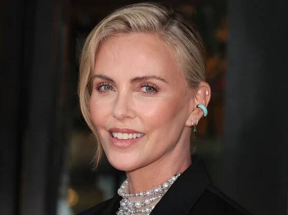 OMG, Look at Charlize Theron’s Teensy-Weensy Bubble Ponytail — See Photos