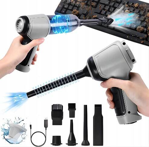MINI BEZDRÁTOVÝ RUČNÍ PŘENOSNÝ VYSAVAČ DO AUTA 3V1 MOKARO