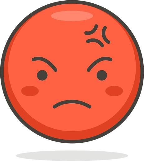 Angry Emoji Expression PNG