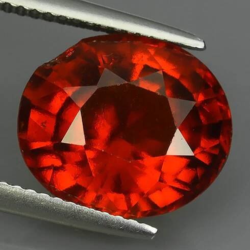 hessonite grossular garnet gemstone variety