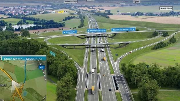 D35 z Mohelnice do Opatovce se komplikuje. Termín stíháme, uklidňuje stát