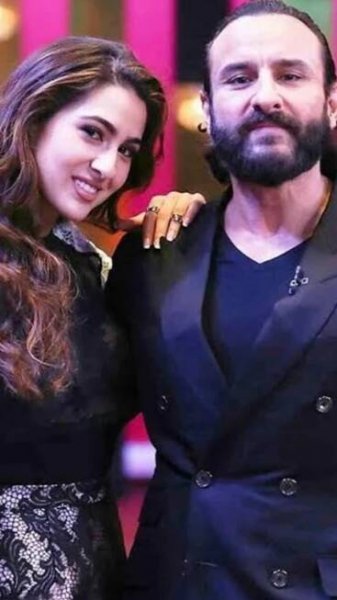 Saif Ali Khan and Sara Ali Khan pictures together