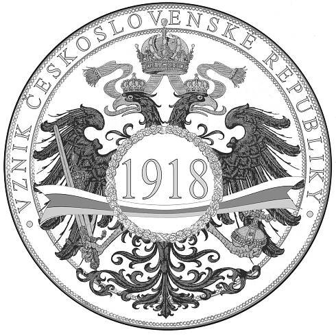Návrh pamětní medaile Vznik československé republiky