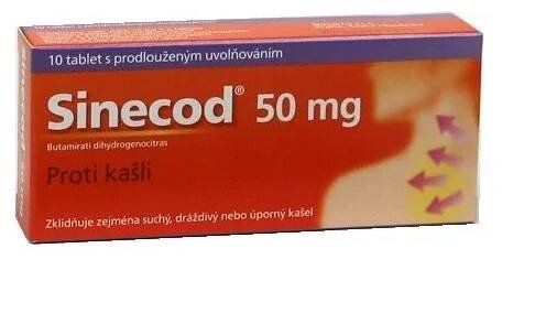 Sinecod 50 mg 10 tablet