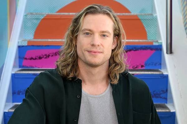 Sam Reid at an event for Interview with the Vampire (2022)