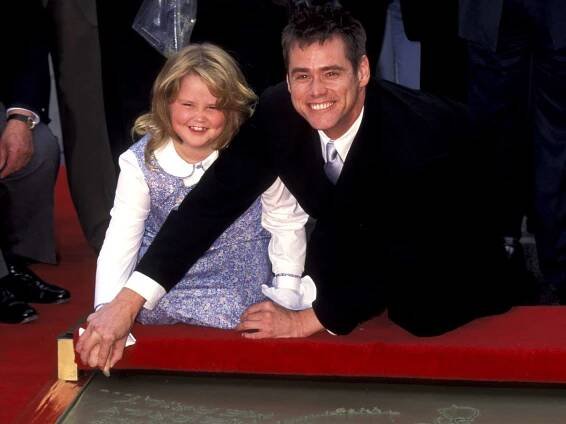 Jim Carrey and daughter Jane Carrey