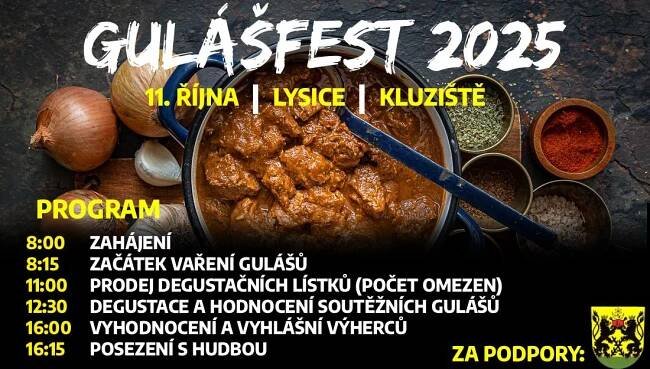 Gulášfest - Oficiální stránka obce Lysice
