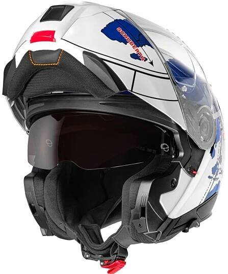 Vyklápěcí přilba SCHUBERTH C5 Globe Blue | Geneze