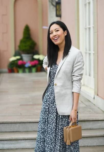 Dress and blazer combo