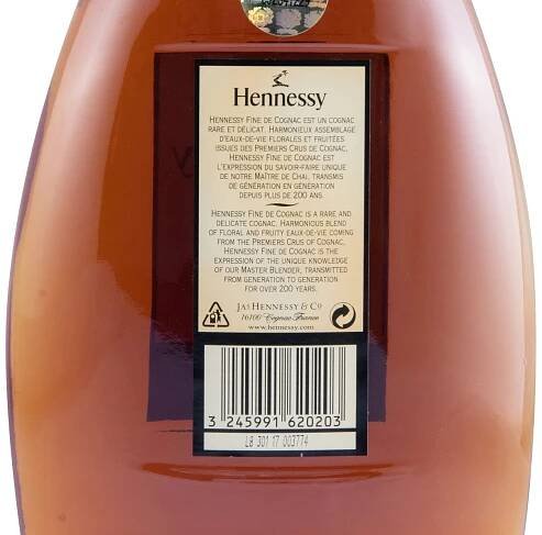 Cognac Hennessy Fine de Cognac Quality Rare (old bottle)