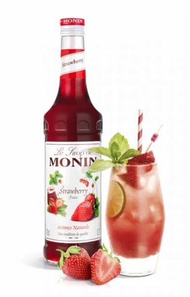 Monin Jahodový/Strawberry sirup 0,7 L