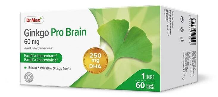 Dr. Max Ginkgo Pro Brain 60 kapslí