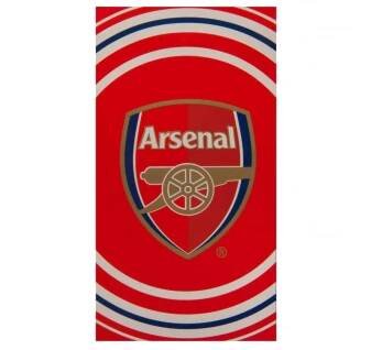 Osuška Arsenal FC, 70x140 cm, červená, bavlněná