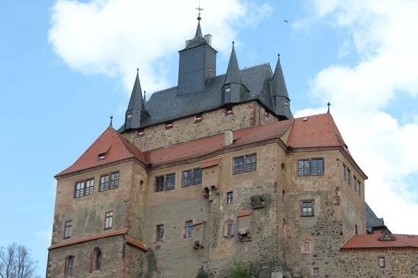 Kriebstein: rytířský hrad nad řekou - Honza v Sasku