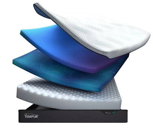 luxusni matrace tempur pro plus medium s potahem smartcool 80x200 cm 22632