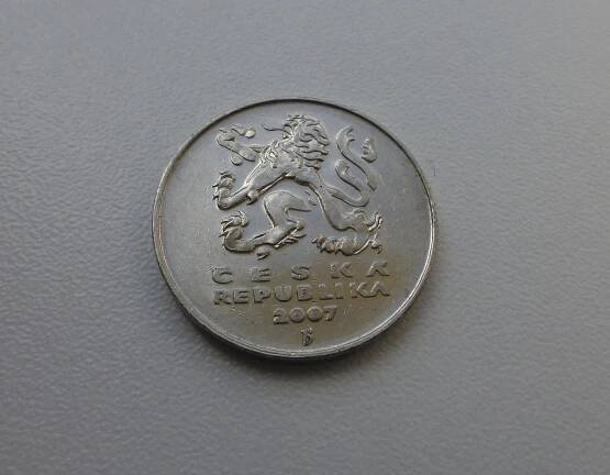 5 Kč 2007 - VZÁCNÁ MINCE - náklad jen 23 000 ks - čtěte popis! - Numismatika