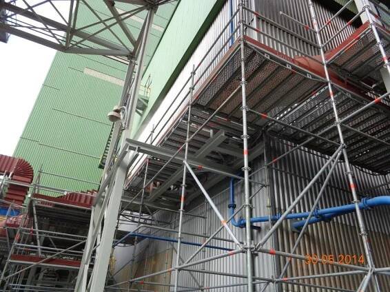 Elektrárna Alpiq Kladno - snížení emisí NOx na fluidních kotlích K4 a K5 | K2 Lešení, s.r.o.