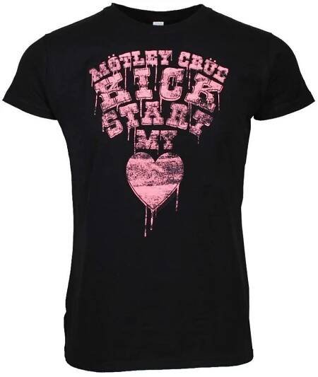 Motley Crue Tričko Kickstart My Heart Juniors Black M - Muziker