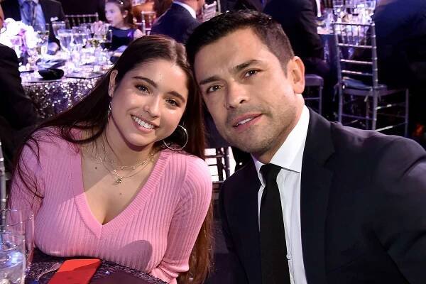 Lola Grace Consuelos and Mark Consuelos attend CNN Heroes 2017 at the American Museum of Natural History