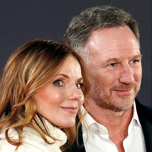 Geri Halliwell-Horner rocks sensational flares for rare red carpet appearance with husband Christian