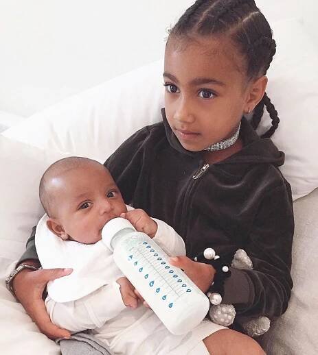 Photos of Kim Kardashian and Kanye West's Son Psalm West