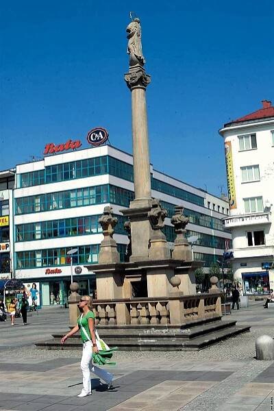 Česko po 20 letech. Masarykovo náměstí v Ostravě v roce 2009