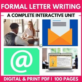 how to write a letter | formal letter writing unit 1 | How to write a letter | literacyideas.com