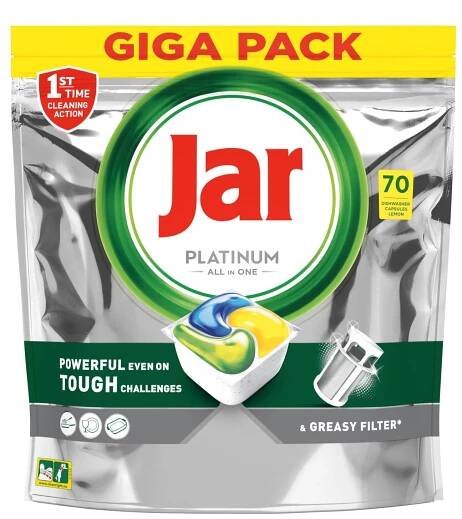 Jar kapsle na nádobí Platinum Yellow All-in-One 60 ks