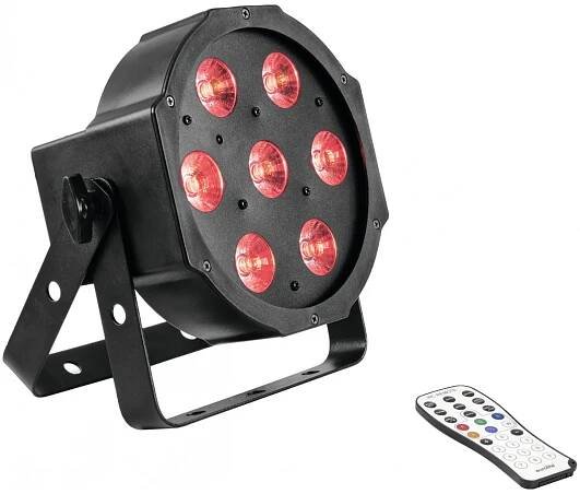 Eurolite LED SLS-7 DMX, 7x 10W TCL LED, IR, reflektor od 2 810 Kč - NajduZboží.cz