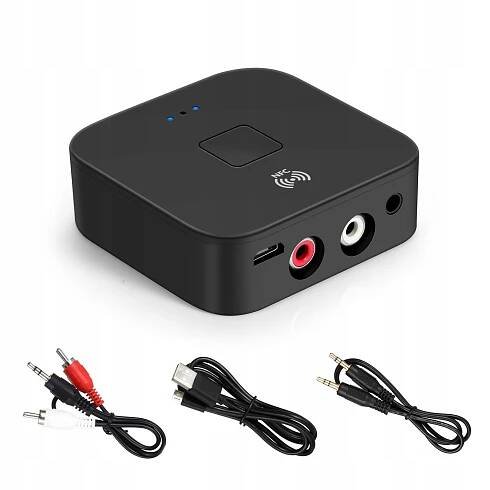 BLUETOOTH ADAPTÉR PRO HIFI ZESILOVAČ, VĚŽOVÝ JACK PŘIJÍMAČ 5.0, NFC, USB-C